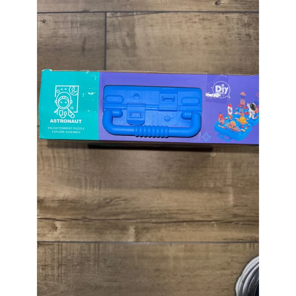 Self Spell Box Puzzle‎ Space Astronaut DIY Toy Drill Creative 3+ Years